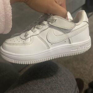 Nike Kids All-White Sneakers